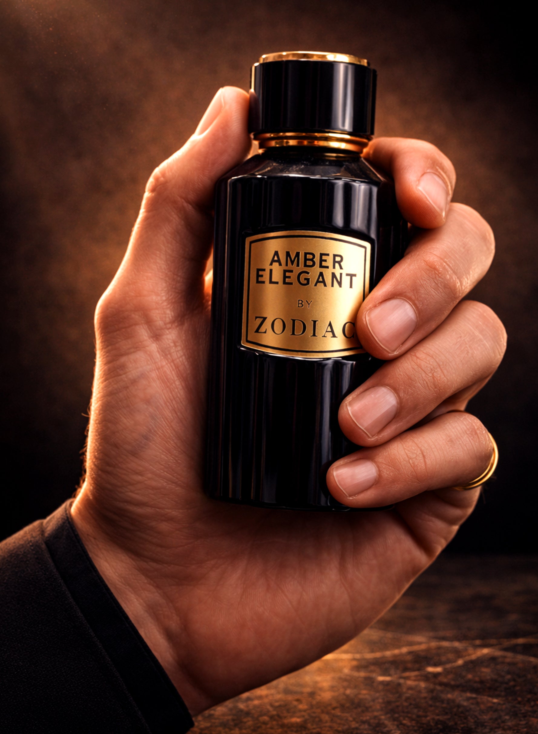 Zodiac Amber Elegant Eau De Perfume 100ml | Luxury Men’s Perfume Warm Spicy & Patchouli with Smoky Depth | Best Warm Spicy Men’s Perfume