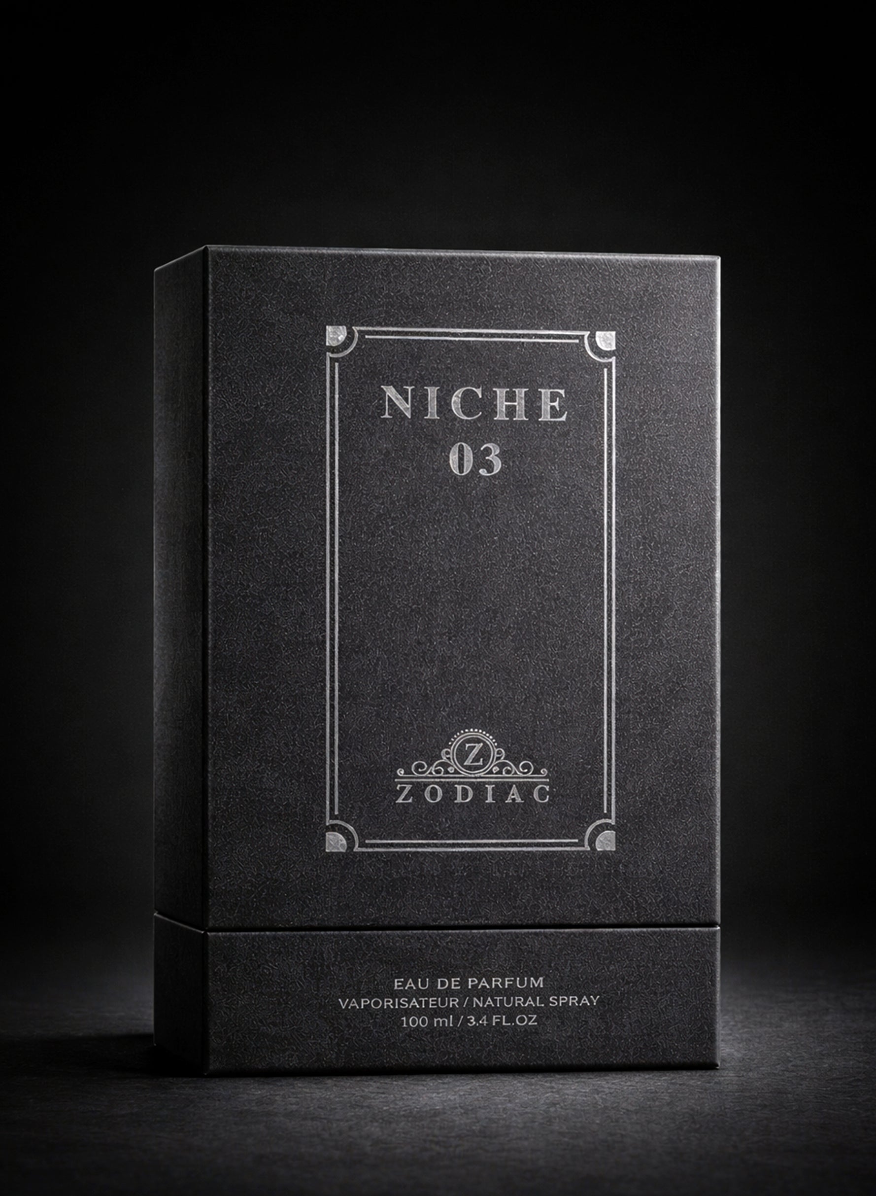 Zodiac Niche 03 Eau De Perfume 100ml | Luxury Men’s Perfume with Ozonic, Aquatic, Iris & Amber Notes | Long Lasting Fresh Woody Fragrance