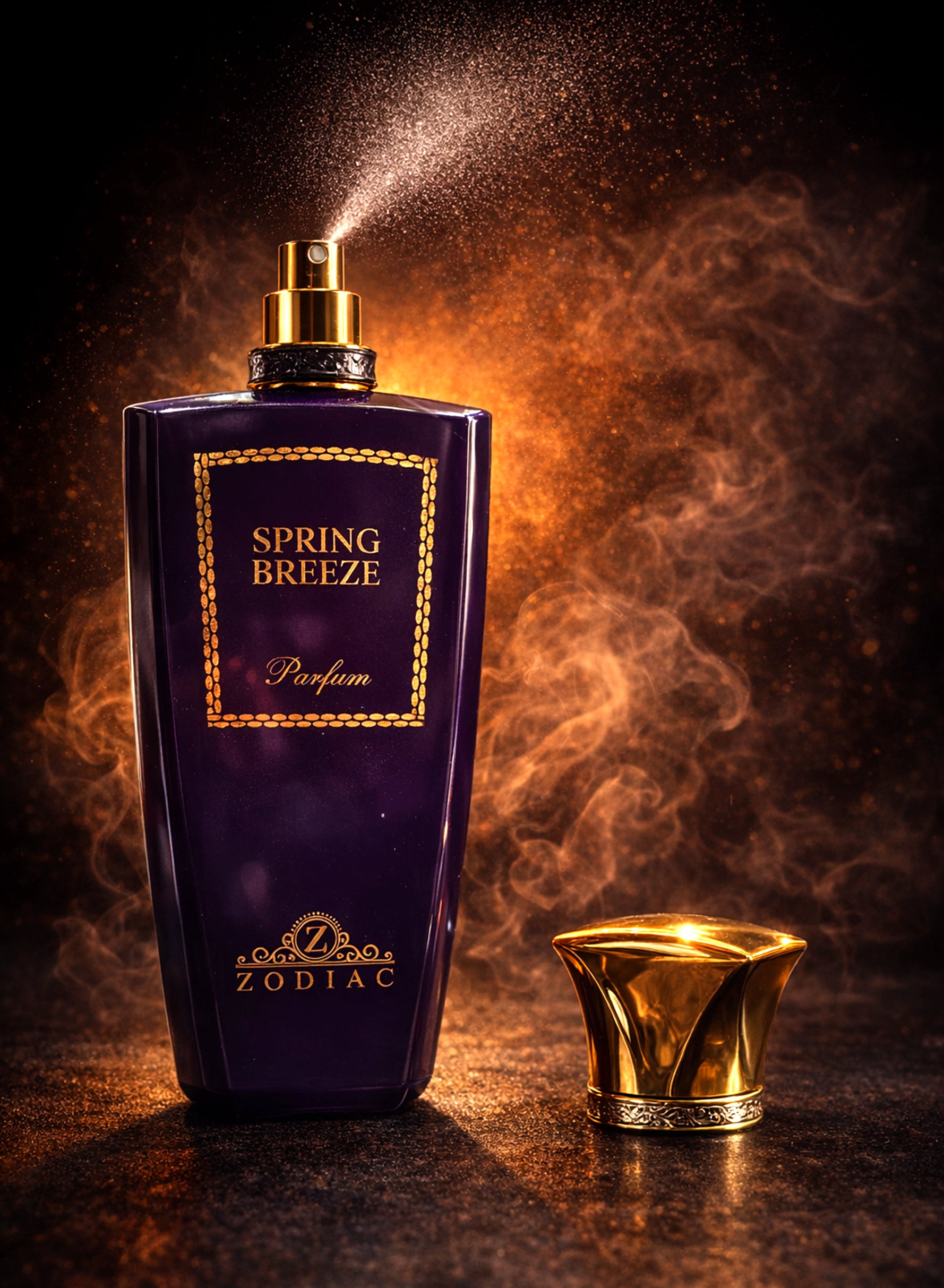 Zodiac Spring Breez Eau De Perfume 100ml | Long Lasting Unisex Perfume with Davana, Vetiver Haiti & Leather Notes | Best Eau De Perfume 100ml for Everyday Wear