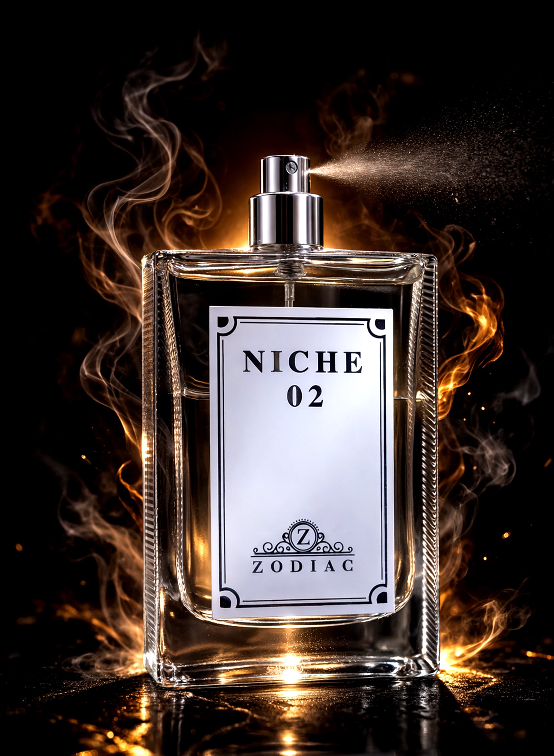 Zodiac Niche 02 Eau De Perfume 100ml | Luxury Unisex Perfume with Citrus, Green & Musky Woody Notes | Long Lasting Fresh Signature Fragrance