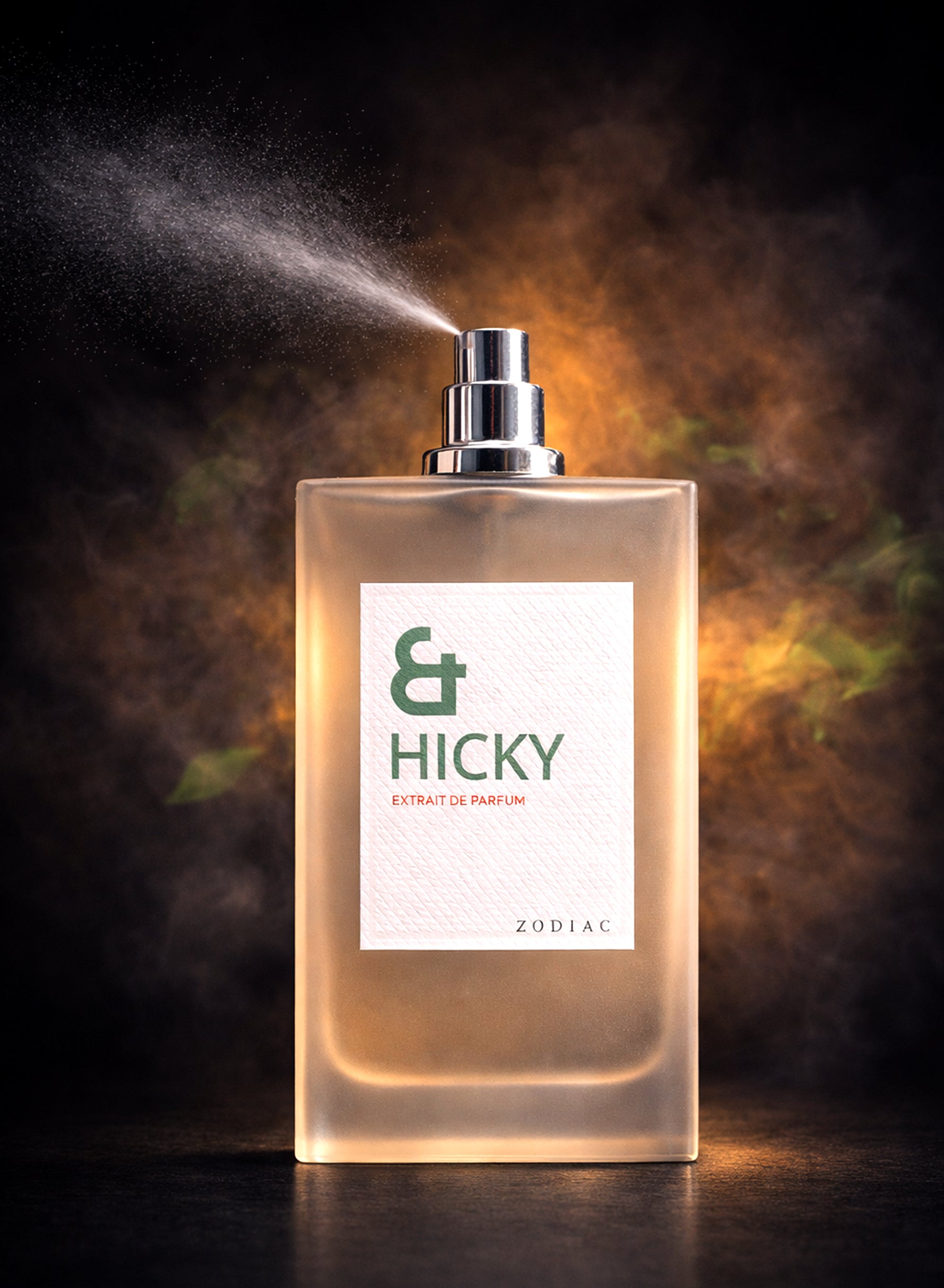 Zodiac Hicky Extrait De Perfume 60ml | Long Lasting Unisex Perfume with Bergamot, White Ginger, Patchouli & Vanilla | Luxury Unisex Perfume for Men & Women