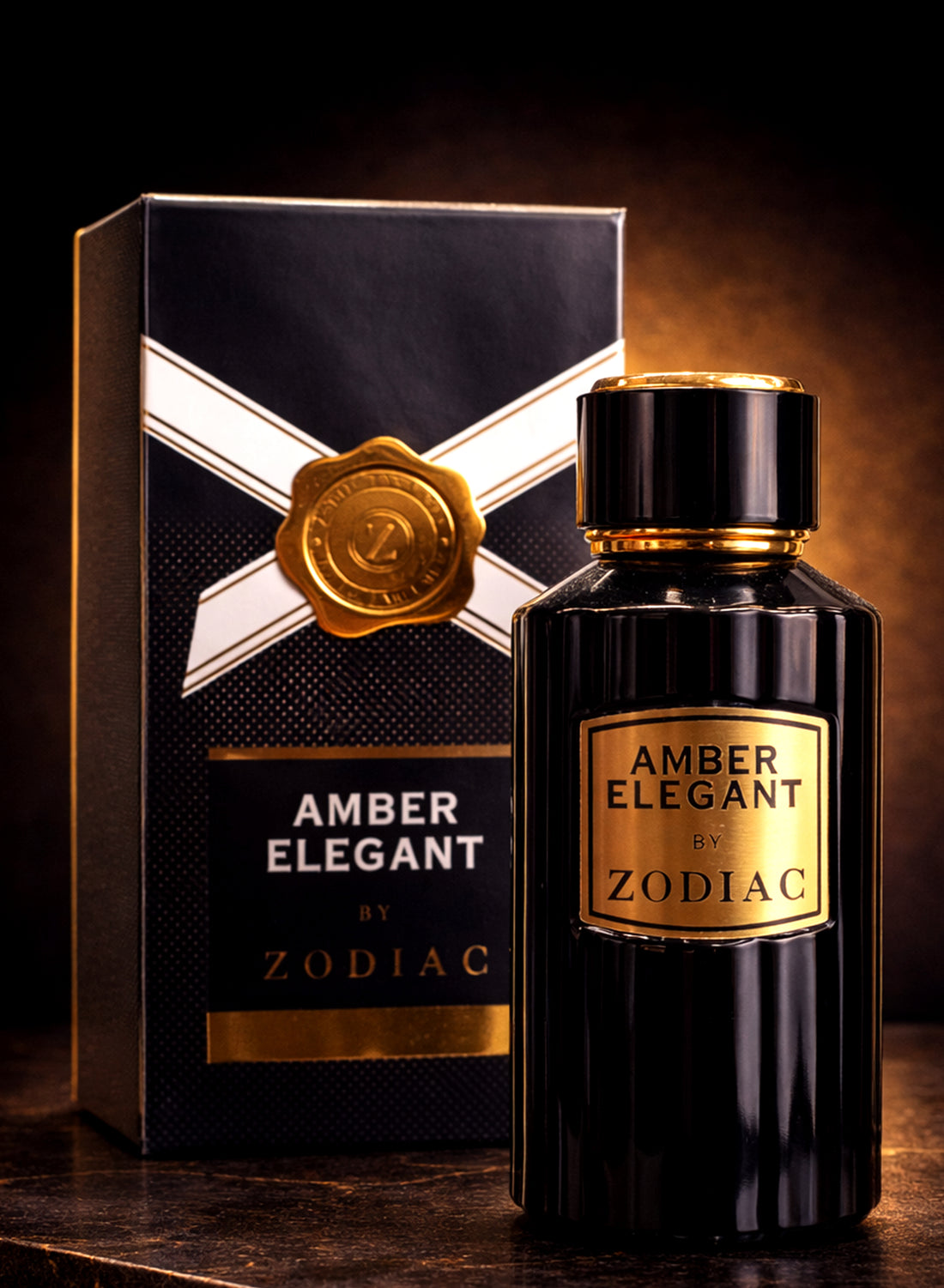 Zodiac Amber Elegant Eau De Perfume 100ml | Luxury Men’s Perfume Warm Spicy & Patchouli with Smoky Depth | Best Warm Spicy Men’s Perfume