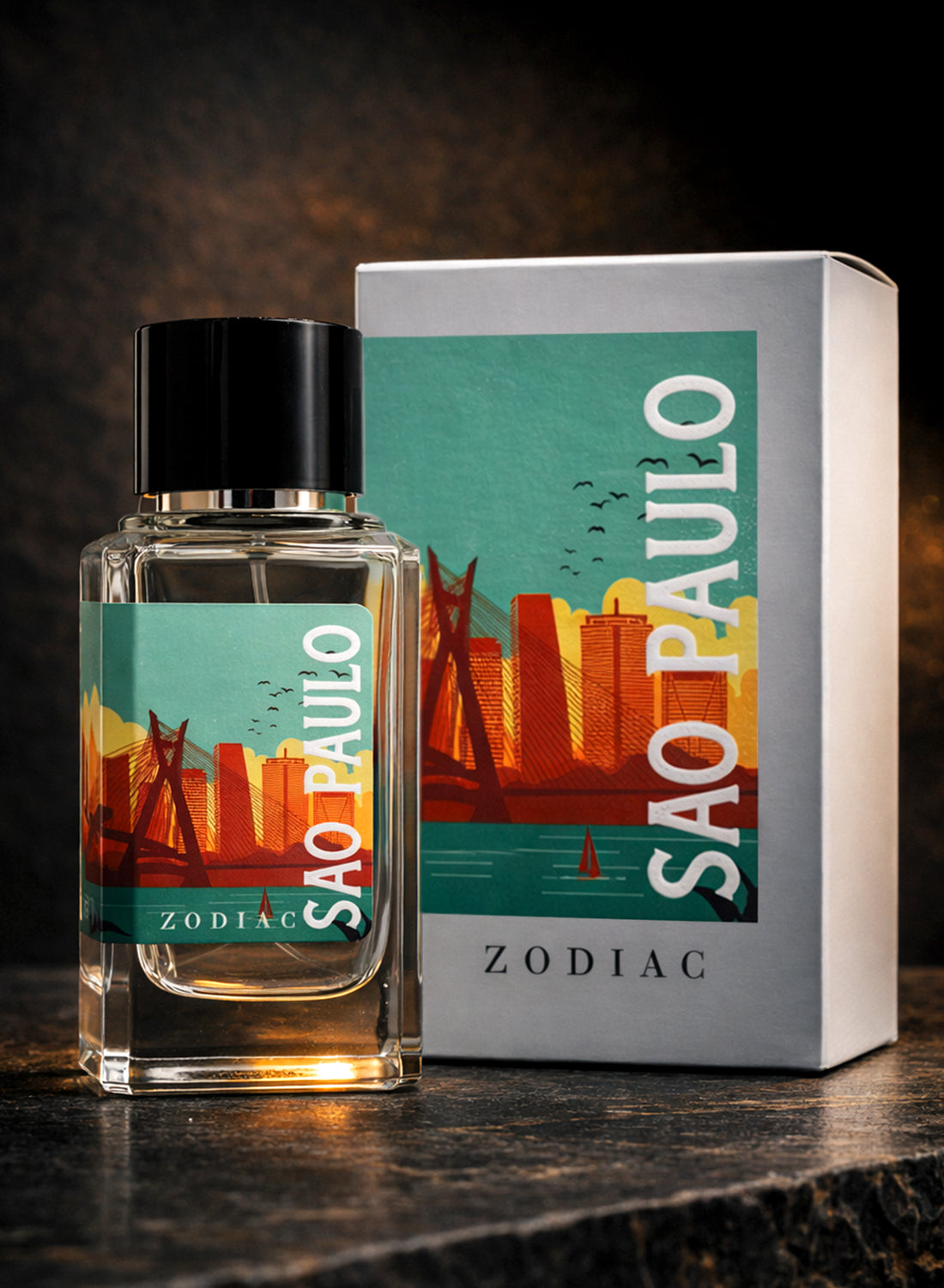 Zodiac Sao Paulo Eau De Perfume 100ml | Luxury Unisex Perfume with White Floral, Citrus & Musky Notes | Long Lasting Fresh Elegant Fragrance