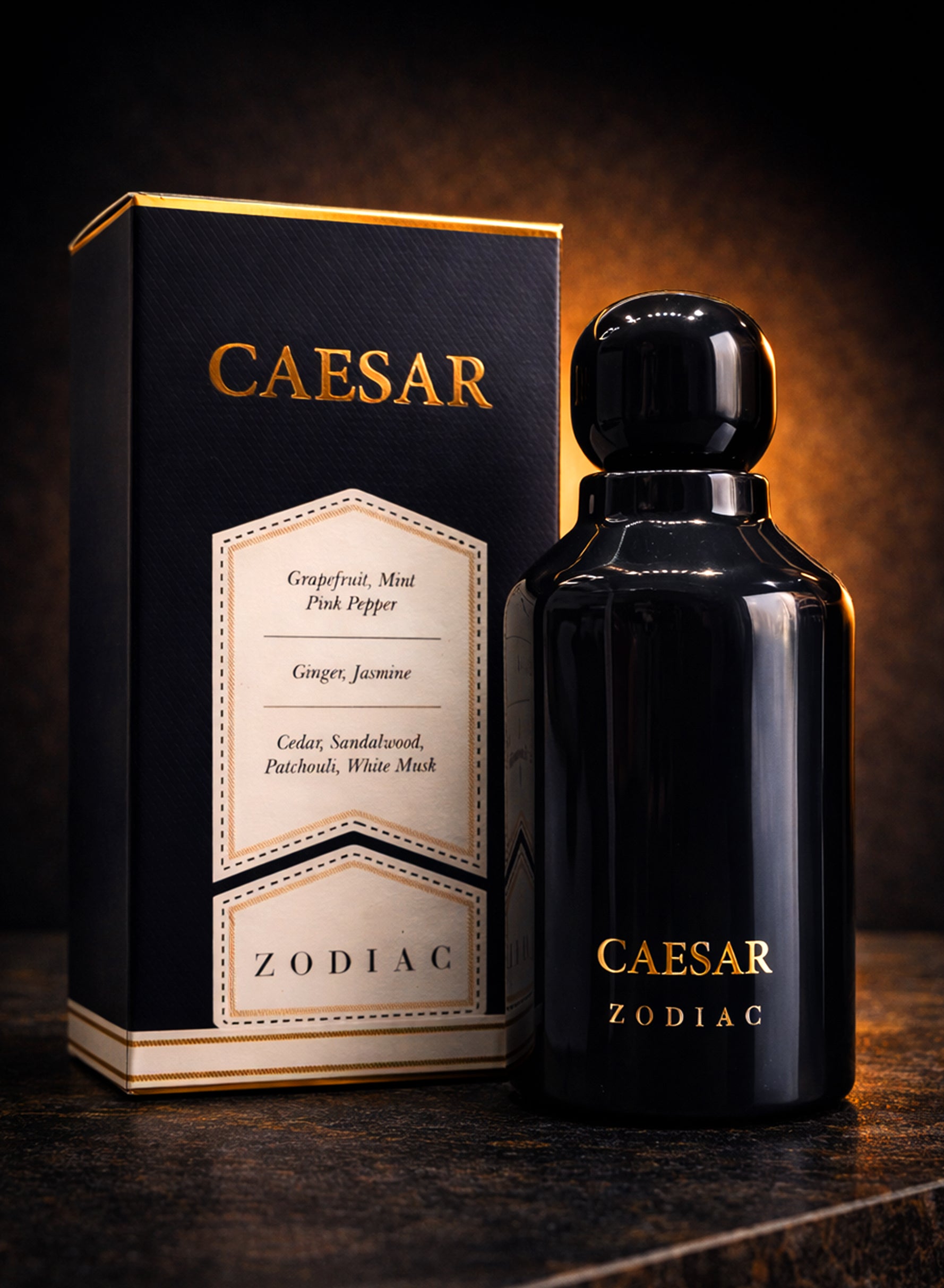 Zodiac Caesar Eau De Perfume 90ml | Long Lasting Men’s Perfume Fresh Spicy Woody with Aromatic & Smoky Accords | Best Aromatic Men’s Perfume