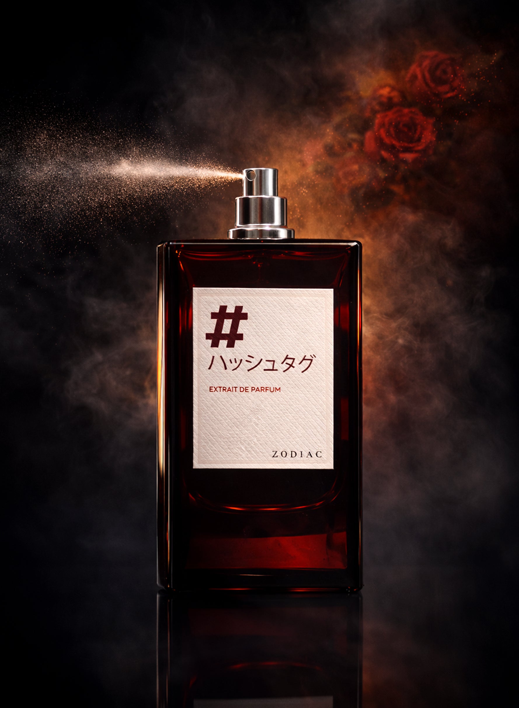 Zodiac Hashtag Extrait de Parfum 60ml | Luxury Perfume for Men & Women with High Concentrated Extrait with Fruity, Nutty & Warm Spicy Notes | The Best Long Lasting Perfume