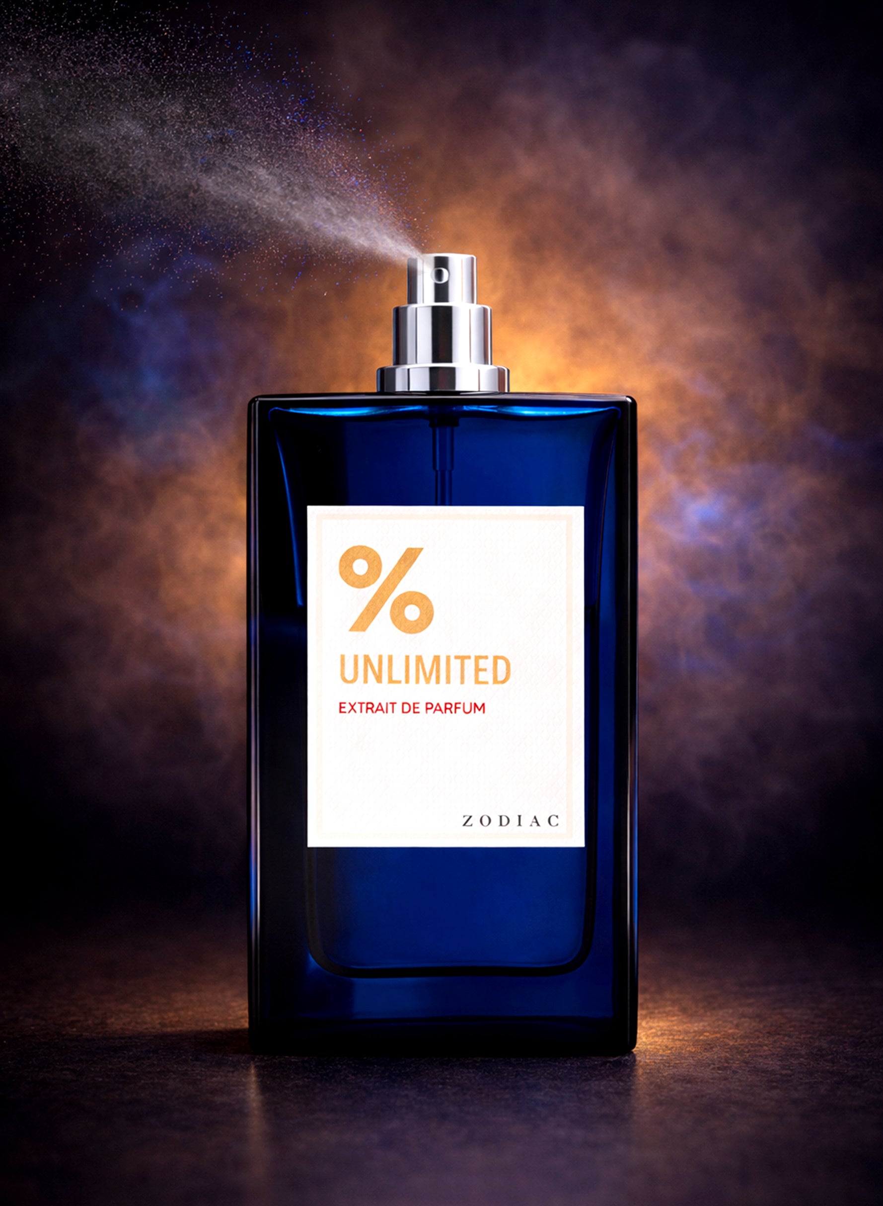 Zodiac Unlimited Extrait De Perfume 60ml | Long Lasting Unisex Perfume with Amber, Vanilla, Citrus & Patchouli | Luxury Unisex Perfume for Men & Women
